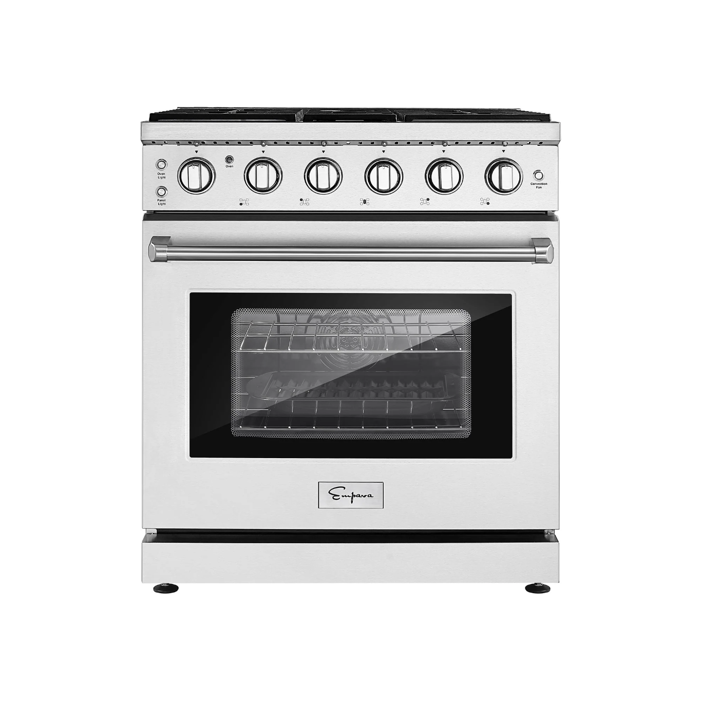 Empava 30 In. Pro-Style Slide-In Single Oven Gas Range