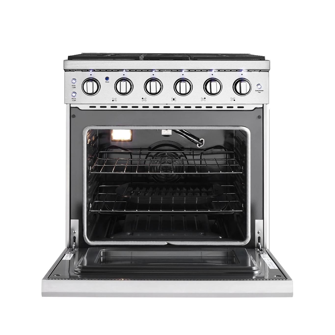 Empava 30 In. Pro-Style Slide-In Single Oven Gas Range