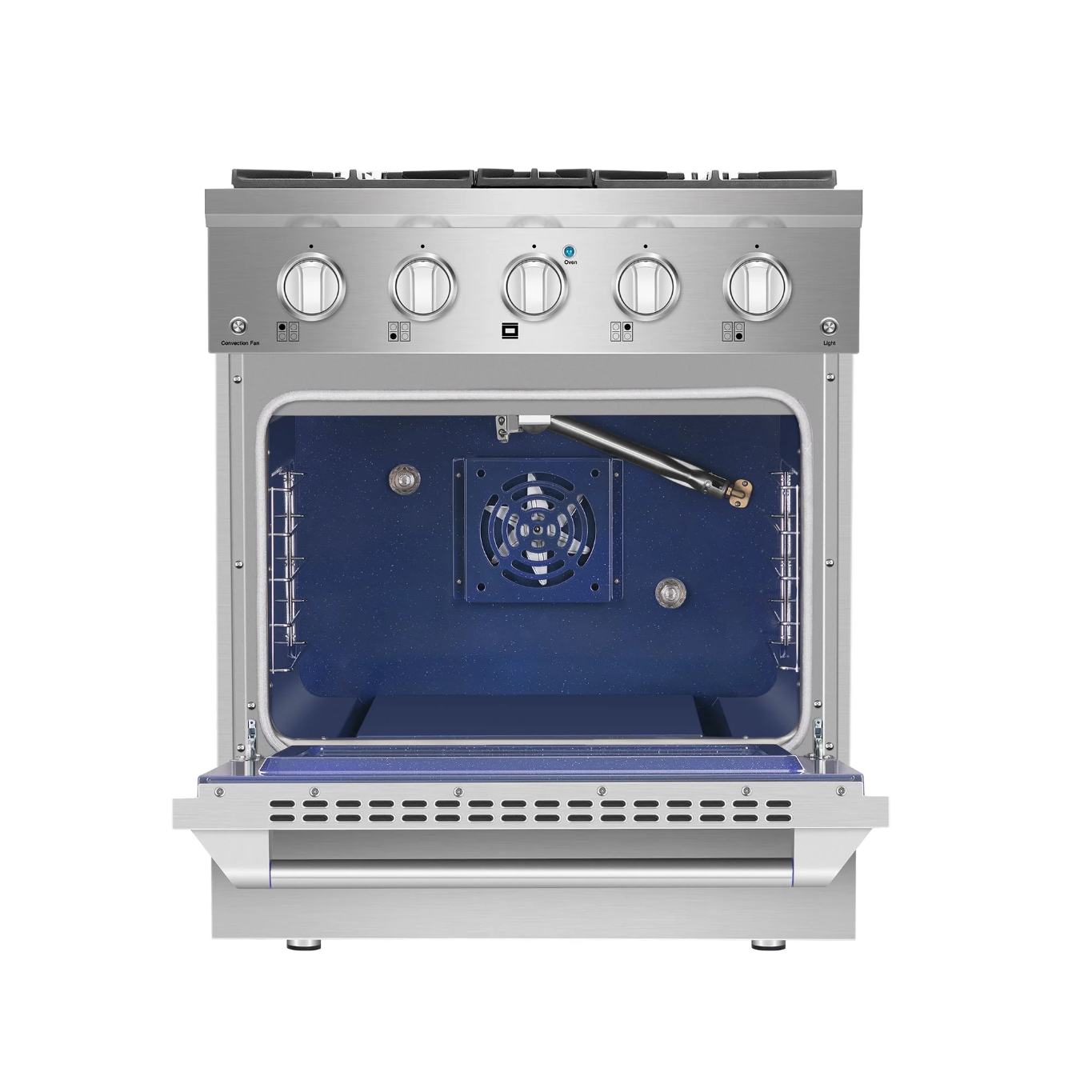 Empava 30 In. Pro-Style Slide-In Single Oven Gas Range