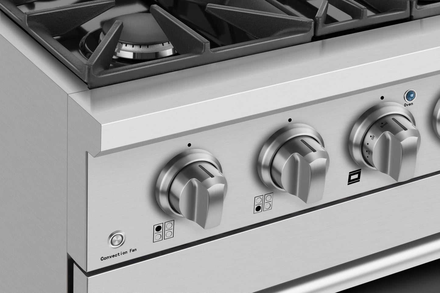 Empava 30 In. Pro-Style Slide-In Single Oven Gas Range