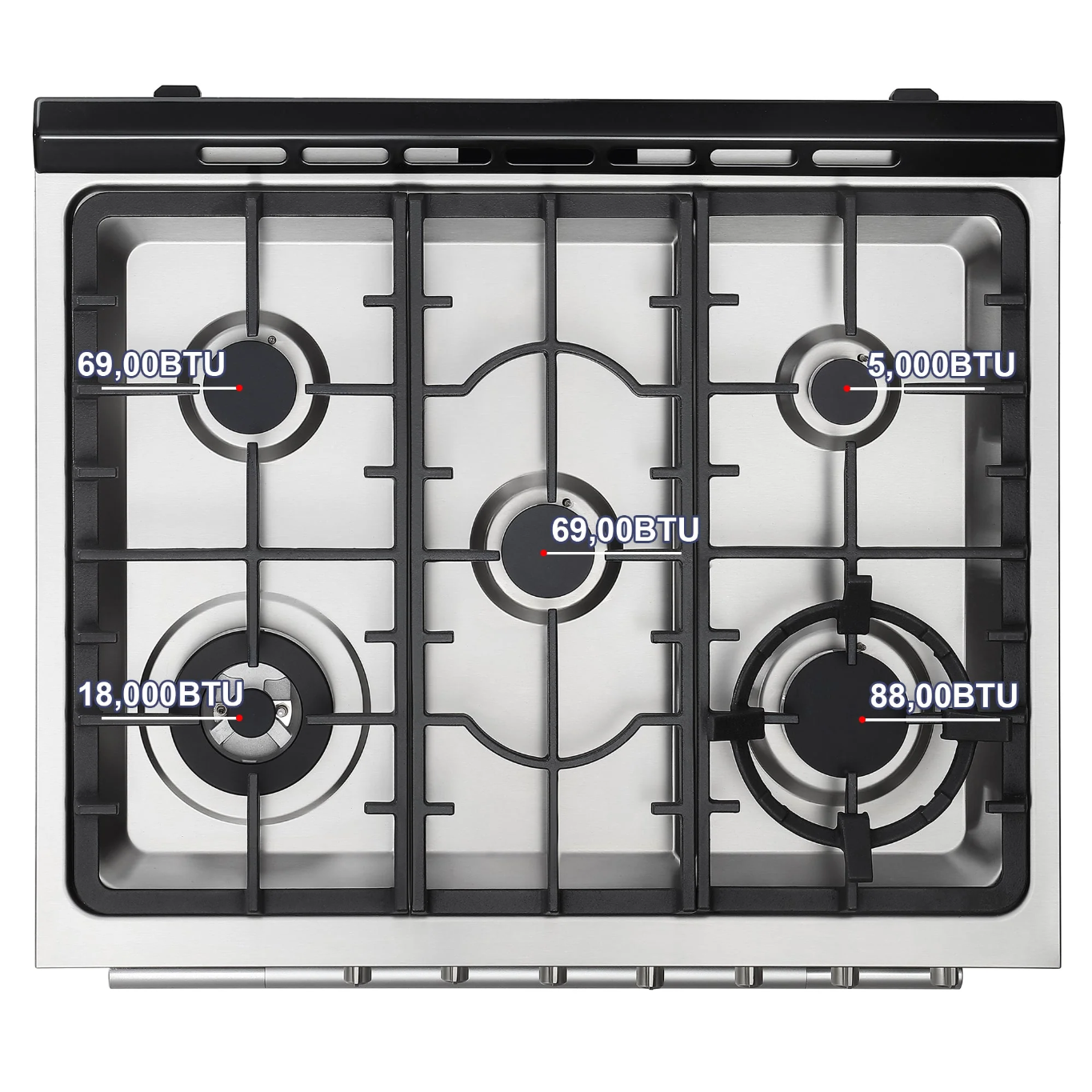 Empava 30 Inch Freestanding Range Gas Cooktop And Oven