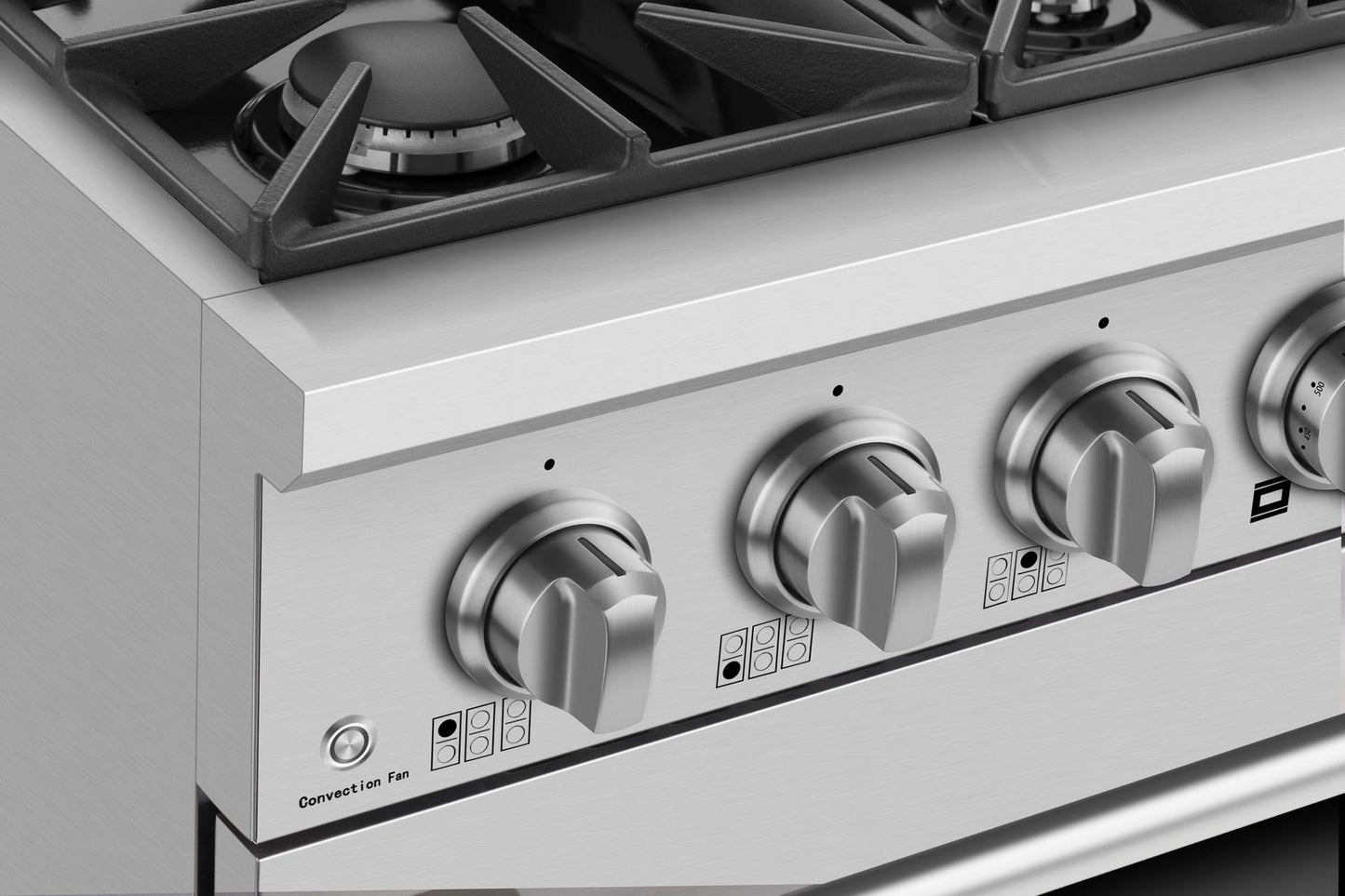 Empava 36 In. Pro-Style Slide-In Single Oven Gas Range