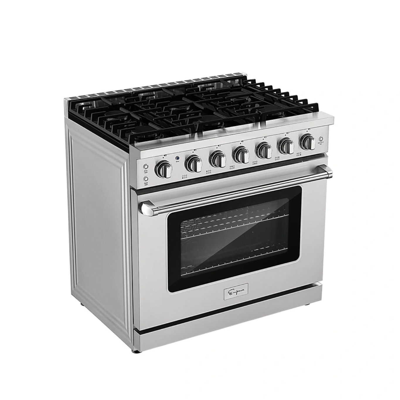 Empava 36 In. Pro-Style Slide-In Single Oven Gas Range