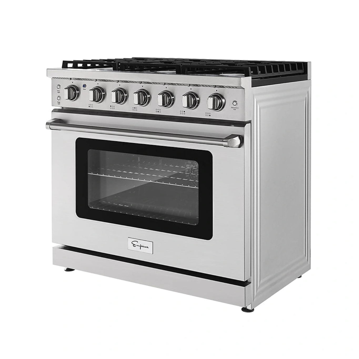 Empava 36 In. Pro-Style Slide-In Single Oven Gas Range