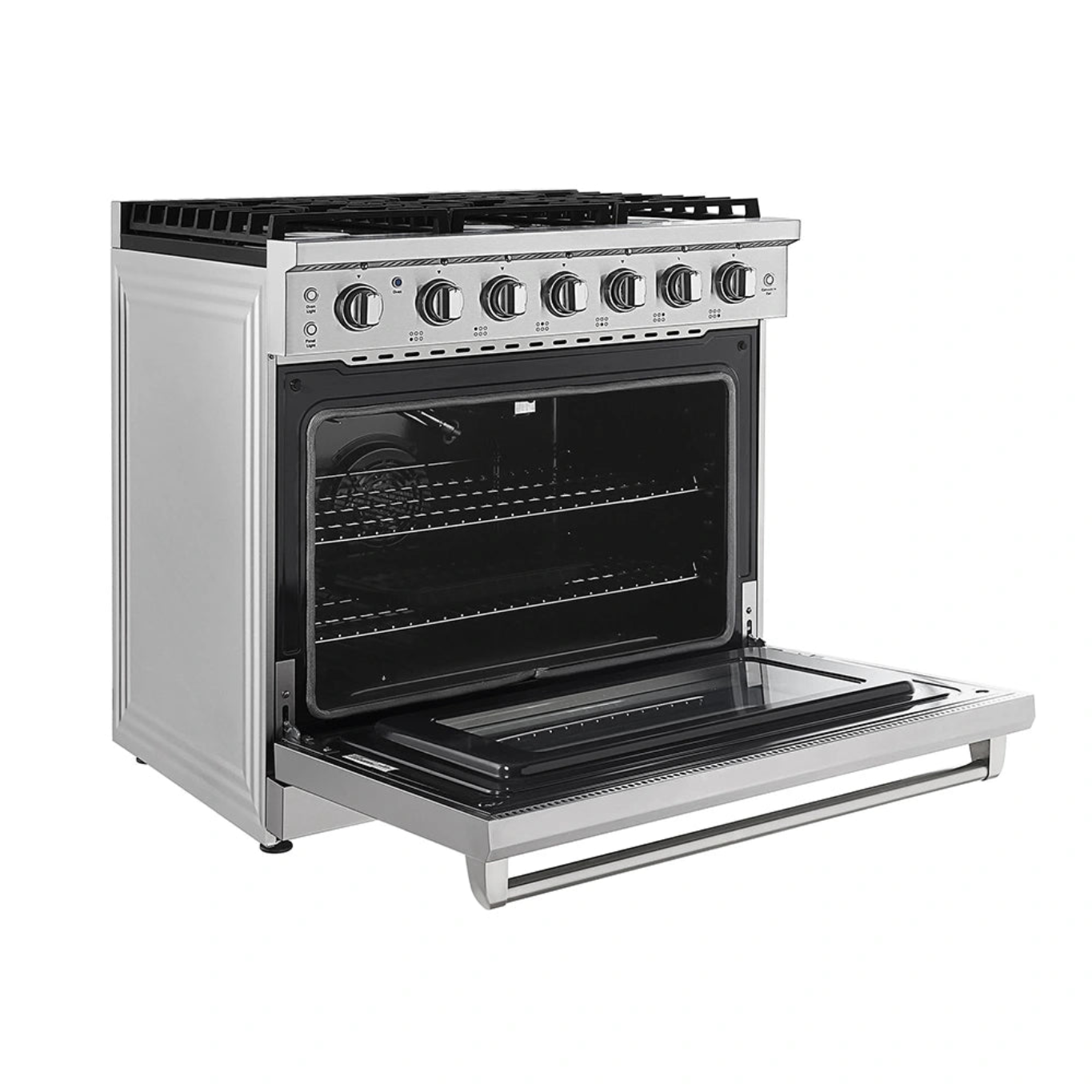 Empava 36 In. Pro-Style Slide-In Single Oven Gas Range