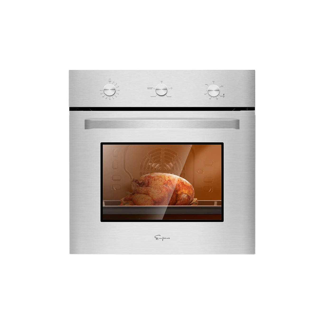 Empava 24 In. 2.3 Cu. Ft. Single Gas Wall Oven - Only For Natural Gas